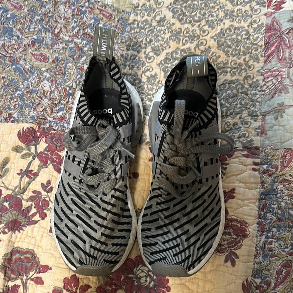 Adidas Black and Gray Sneakers